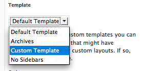 Create custom page templates in thesis