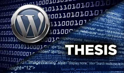 Thesis theme customization wordpress