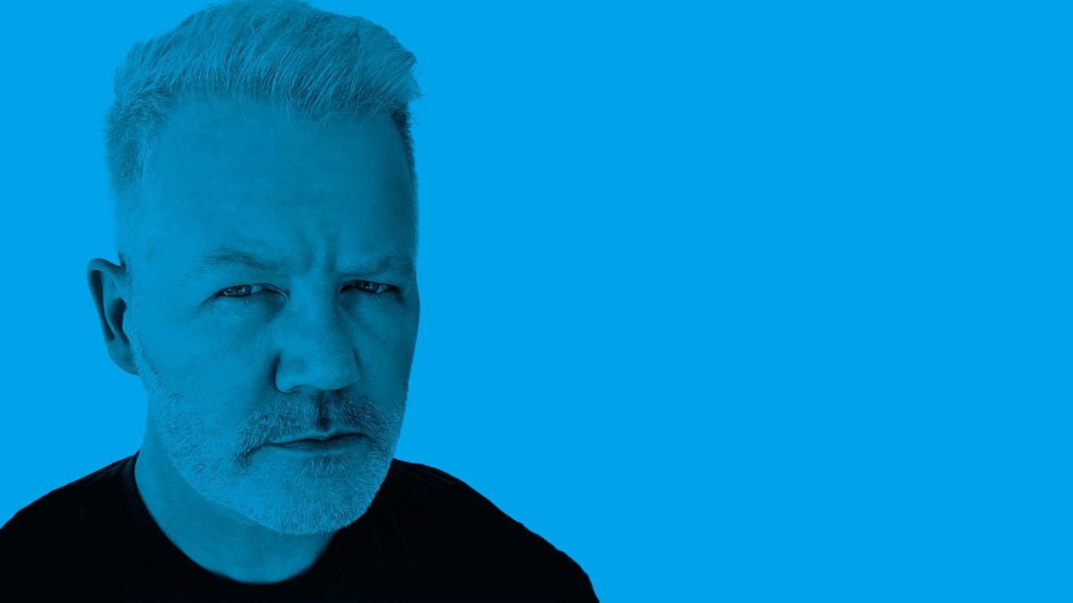 Image of Bert in blue duotone