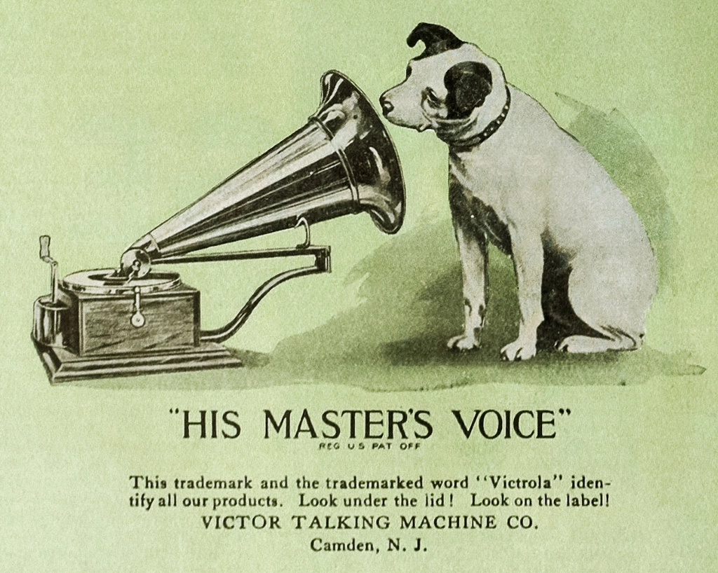 advertisement using His Master's Voice